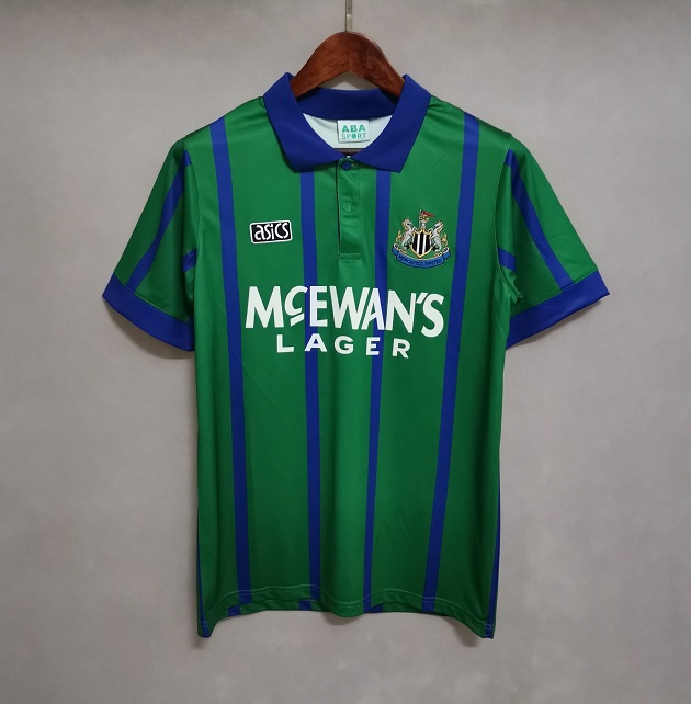 AAA Quality Newcastle 1995 Away Green/Blue Soccer Jersey